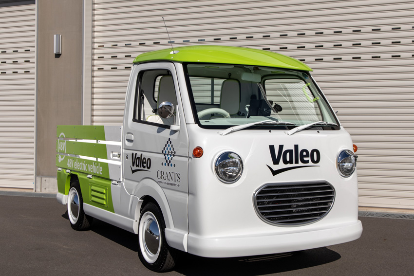 Valeo 48V Electric Truck prototype was unveiled in Japan Small Cars Club