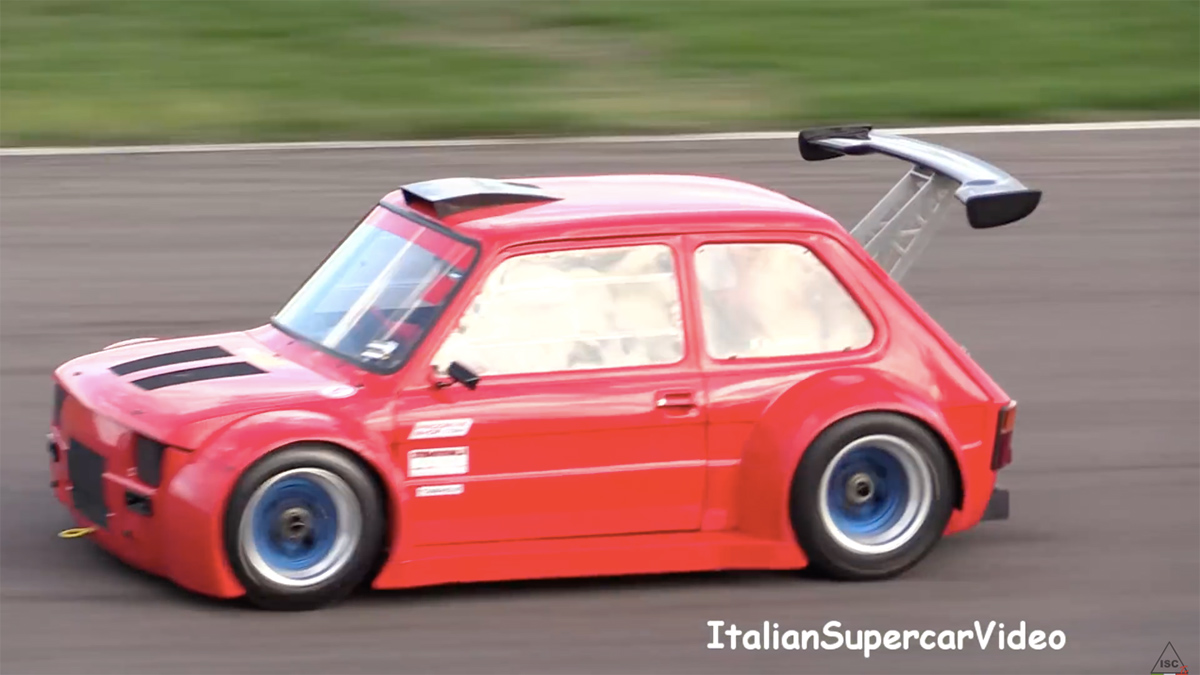 Fiat 126 with Honda CBR1100XX engine