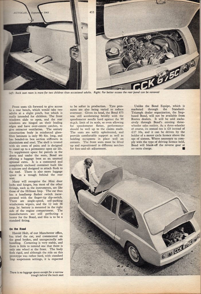 Bond 875 brochure