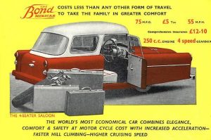 Bond Minicar Mark F Family Saloon