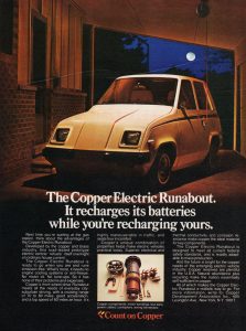 Copper Electric Runabout