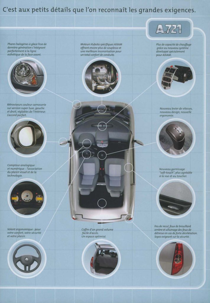 Aixam A.721 brochure