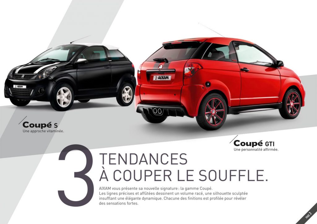 AIXAM Coupe brochure