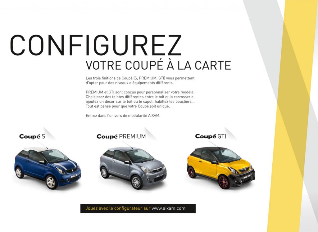 AIXAM Coupe brochure
