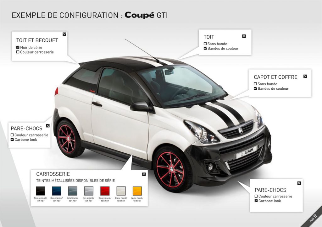 AIXAM Coupe brochure