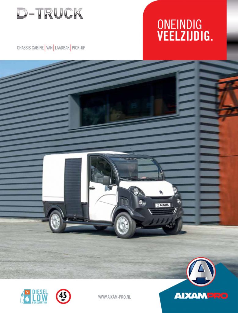 AIXAM Pro D-Truck 400 brochure