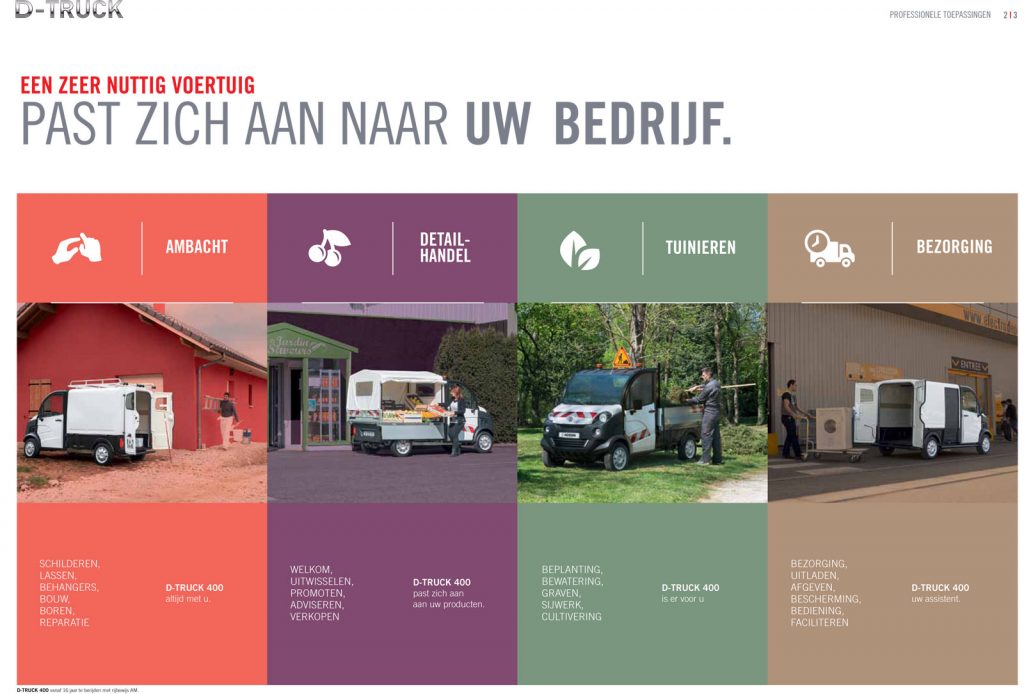 AIXAM Pro D-Truck 400 brochure