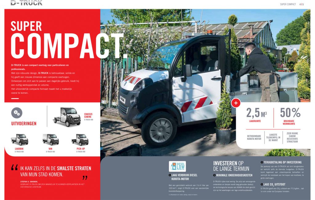 AIXAM Pro D-Truck 400 brochure