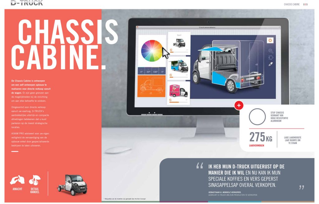 AIXAM Pro D-Truck 400 brochure