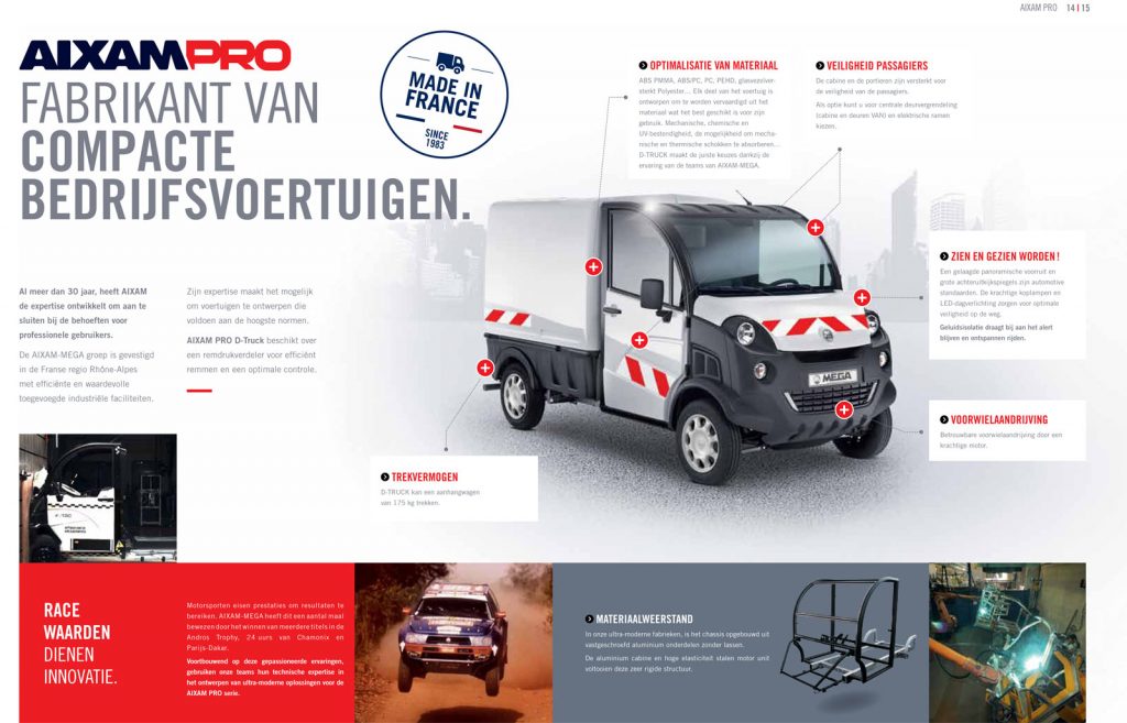 AIXAM Pro D-Truck 400 brochure