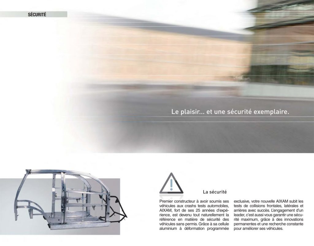 AIXAM Roadline brochure