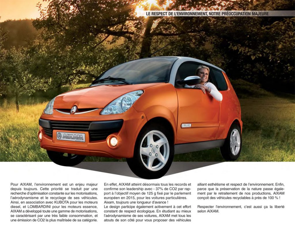 AIXAM Roadline brochure