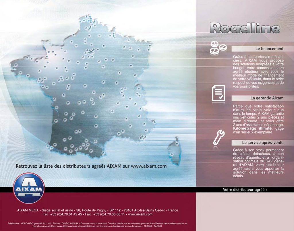 AIXAM Roadline brochure
