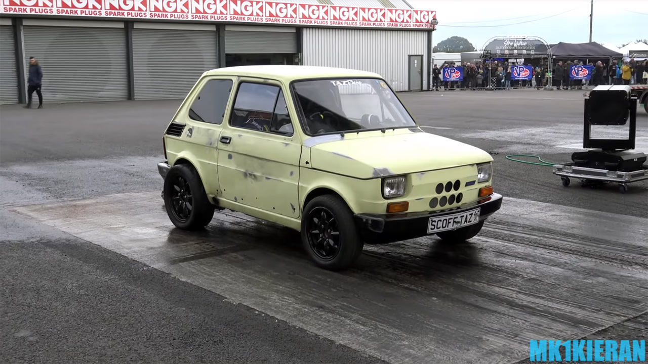 Fiat 126 with Toyota MR2 engine