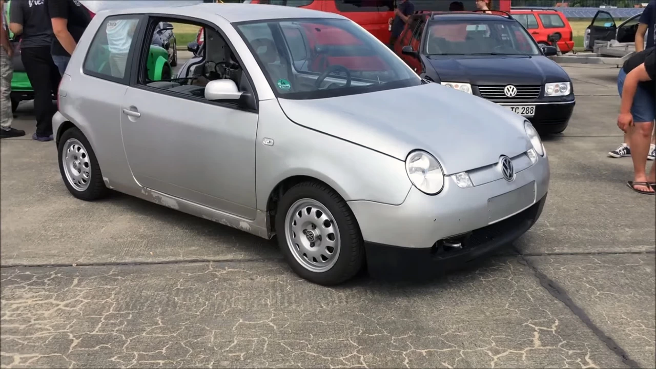 VW Lupo with two W12 engines