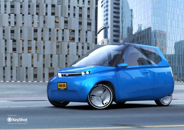 TU/e develops recyclable microcar for car sharing called ‘Noah’ – photo 1