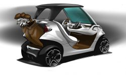 Mercedes Garia Golf Cart