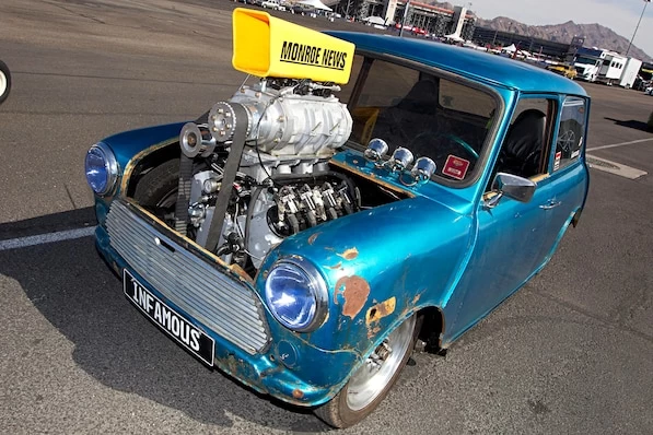 Mini with V8