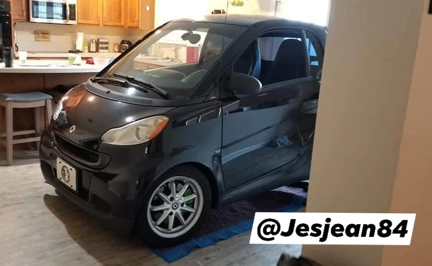 American parked Smart into the kitchen to keep from huricane ‘Dorian’