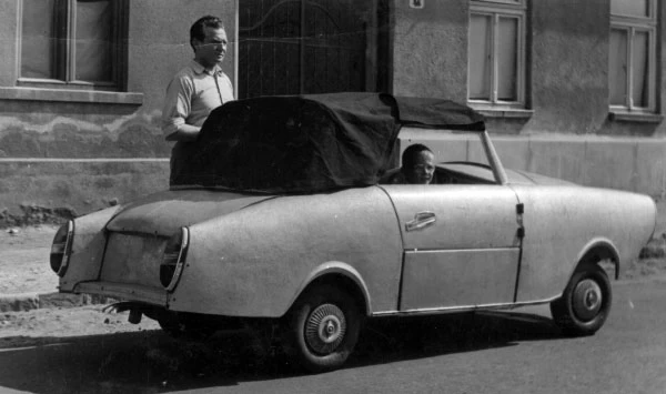 Home built microcar by Gerber László