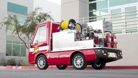 Panasonic and Tropos Motors presented a compact electric fire truck at the CES 2020 – photo 1