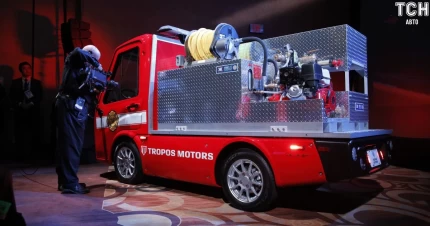Panasonic and Tropos Motors presented a compact electric fire truck at the CES 2020 – photo 6