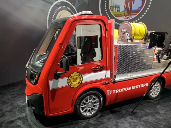 Panasonic and Tropos Motors presented a compact electric fire truck at the CES 2020 – photo 7