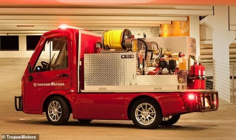 Panasonic and Tropos Motors presented a compact electric fire truck at the CES 2020 – photo 4