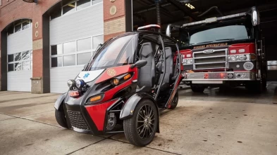 American firefighters will test a three-wheeled electric car Arcimoto Rapid Responder – photo 6