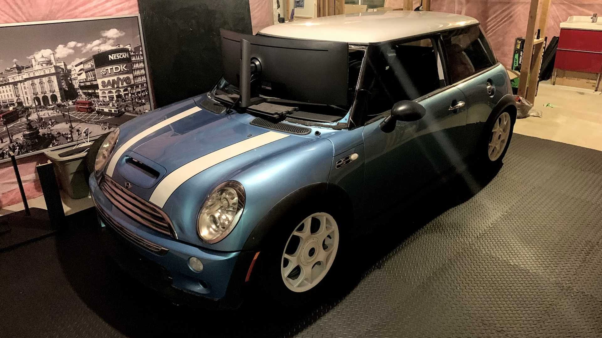 Mini Cooper racing simulator