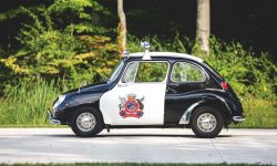 Subaru 360 police car