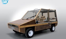 Rare wooden Hustler kit car from Aston Martin designer for sale