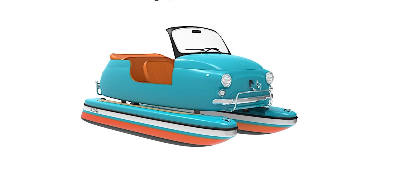 Fiat 500, But Not Quite: The Catamaran From The Italian Studio Lazzarini Design