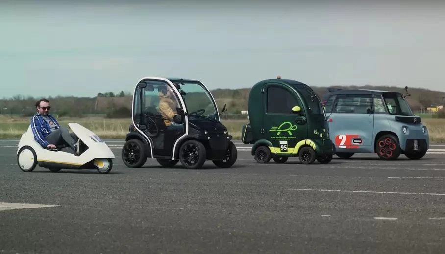 The slowest electric cars meet in drag racing