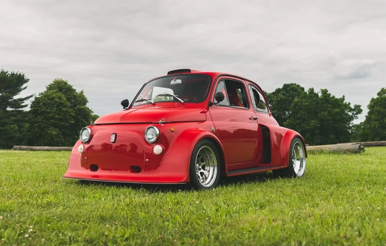 The Ultimate Customized 1971 Fiat 500 with Honda B16B engine on Sale