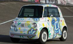 Fiat Topolino Street Art Disney