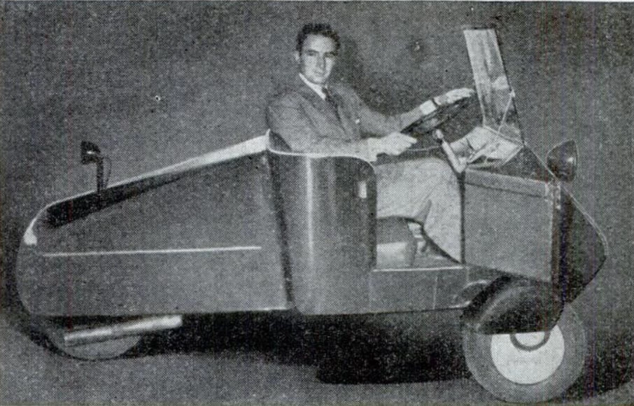 Home built 3-wheeler by Robert E. Taylor