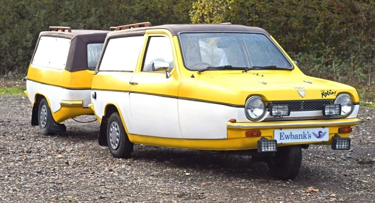 1976 Reliant Robin with matching trailer