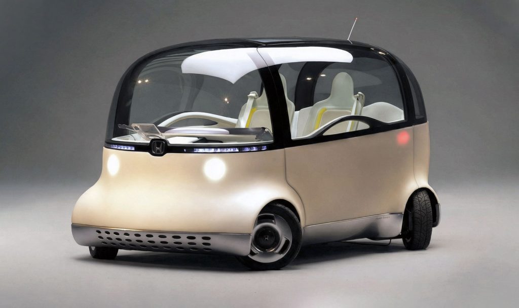 Honda Puyo, a soft rounded fuel-cell concept city car