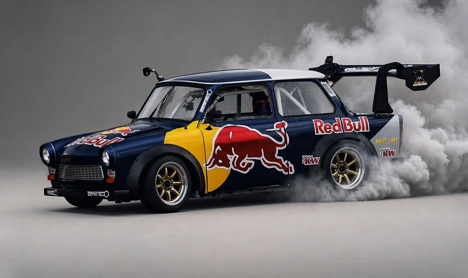 Trabant Turned Into a Beast: It Drifts, Makes 120 HP, and Has Suspension Worth Hundreds of Thousands of Crowns