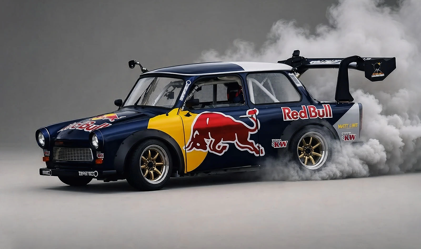 Trabant Turned Into a Beast: It Drifts, Makes 120 HP, and Has Suspension Worth Hundreds of Thousands of Crowns